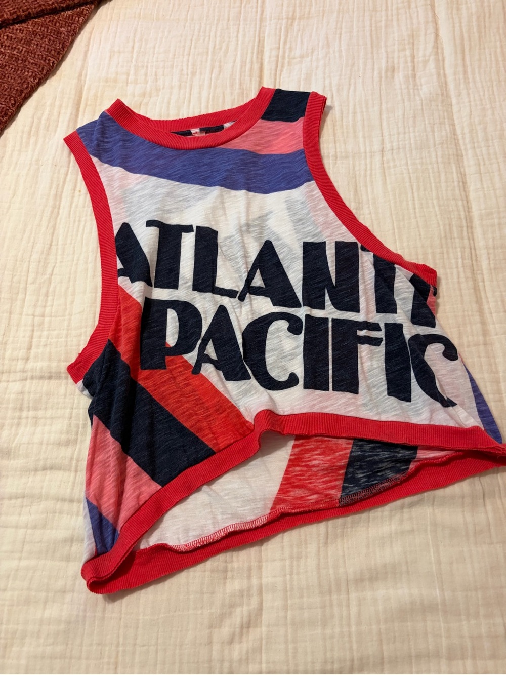 Free People Love tank Atlantic Pacific blocking